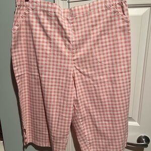 Pink Ginhgam/Checkered Women’s Skimmerd 3X NWT